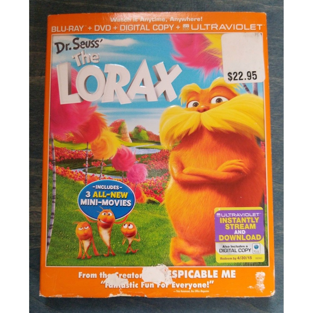 The Lorax DVD and Blu-ray